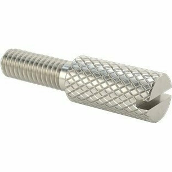 Bsc Preferred Knurled-Head Thumb Screw Slotted Narrow 8-32 Thread 1/2 Long Partially Threaded 91746A860